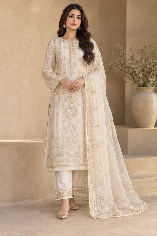 Ivory Embroidered Luxe, photo 1 of 1